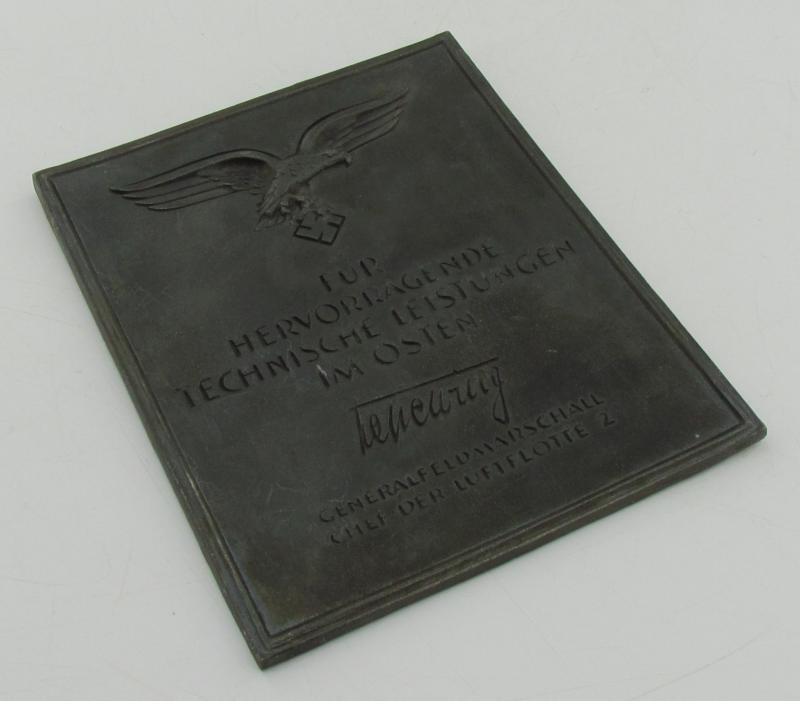 Luftwaffe non-portable award for accomplishments in the East