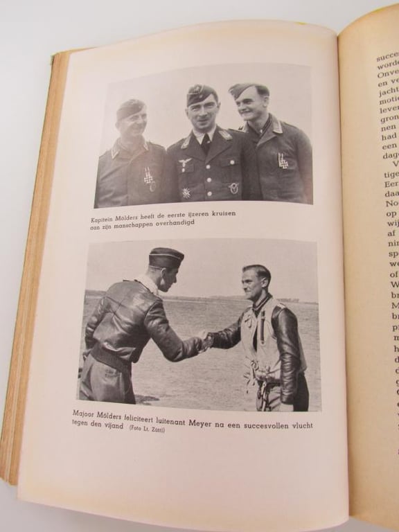 German/Dutch Wartime Book (Mölders en zijn Mannen)
