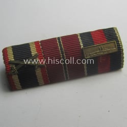 3-pieced, WWII- (ie. TR-) period ribbon-bar (ie. 'Feld-...