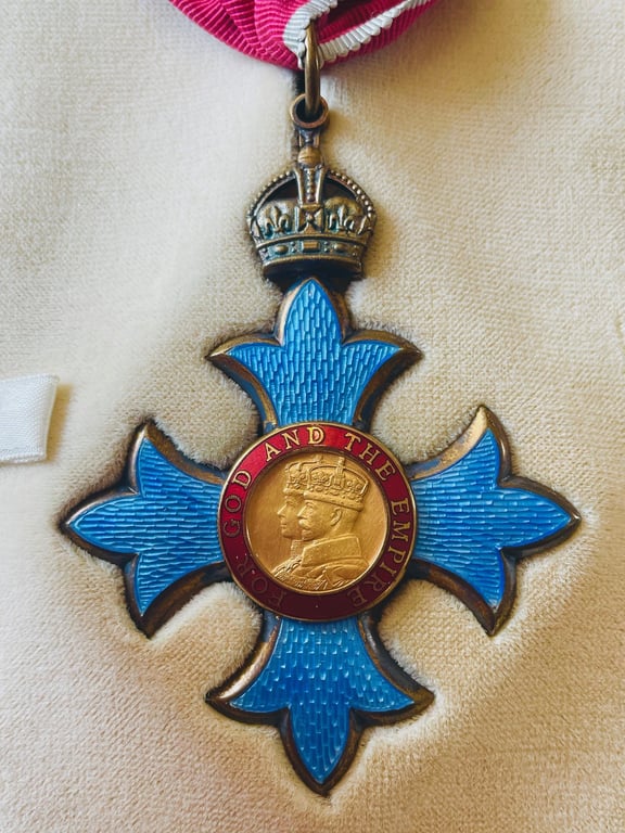 RARE NAMED EIIR CBE GROUPING WITH PHOTOGRAPHS TO FIRE CHIEF LONDON BRIGADE 1968