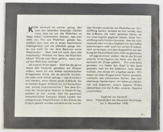 Allied WW2 Droppingsflyer 'Illustrierte Geschichte 2e Weltkrieg'