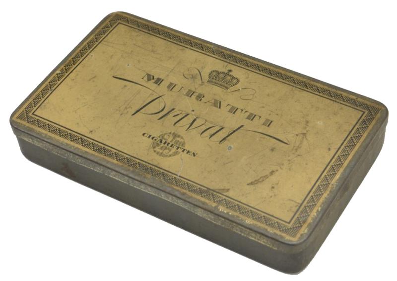 German Third Reich Era 'Muratti' Cigarets Tin Can