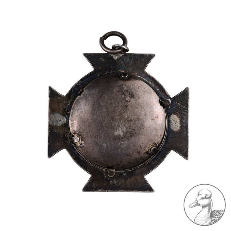 Patriotisches Erinnerungskreuz EK 1914 800 Silber Kettenanhänger