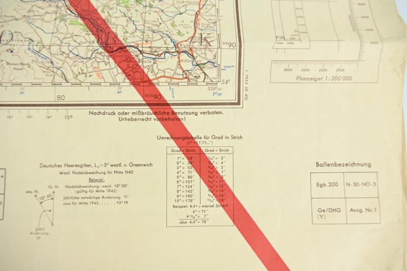 German WH /Allied RoadMap Newcastle /Frankfurt