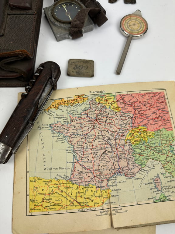 WW2 German Brown Map case "found like this"
