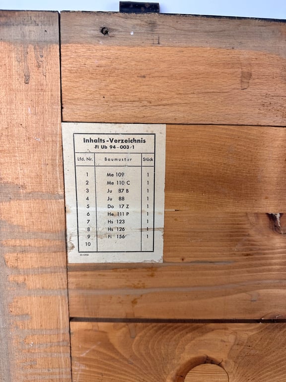 Aircraft recognition box