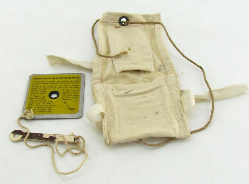 British WWII RAF 1941 Pat Emergency Heliograph in Issue Pouch