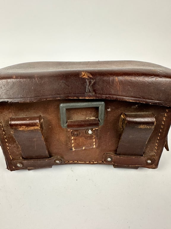 Original German WWII Set Matching Medical Pouches For Stretcher Bearer (Kragenträger)