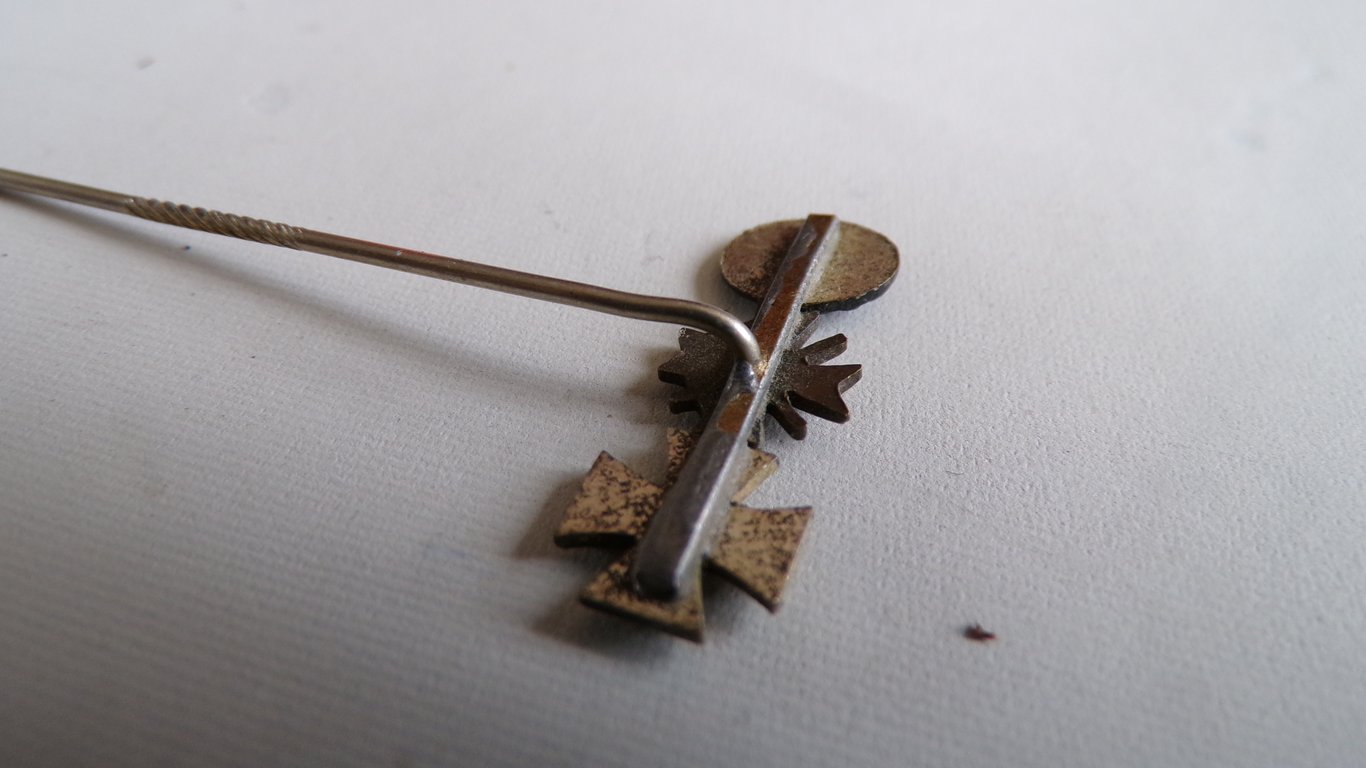 1957-Pattern Veteran's Triple Award Pin