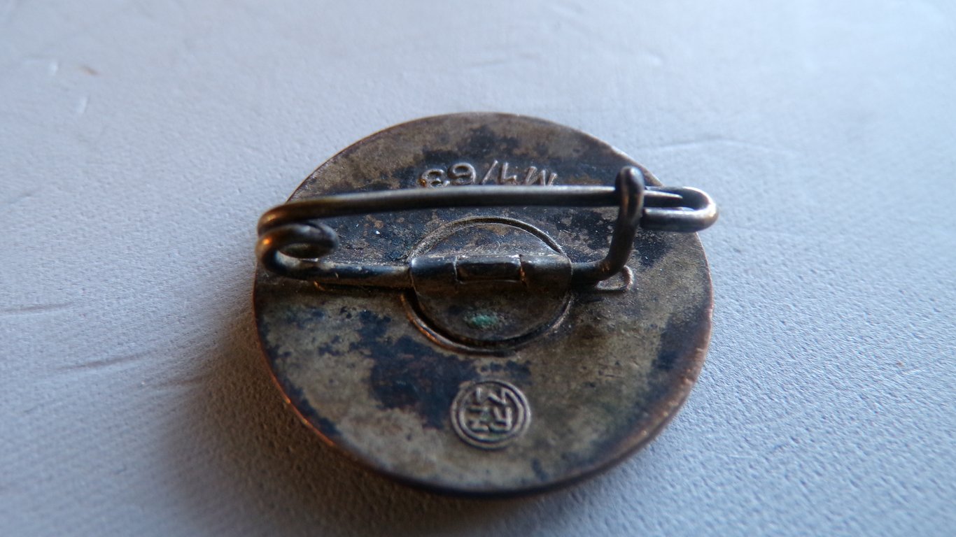 N.S.D.A.P Membership Party pin M1/63
