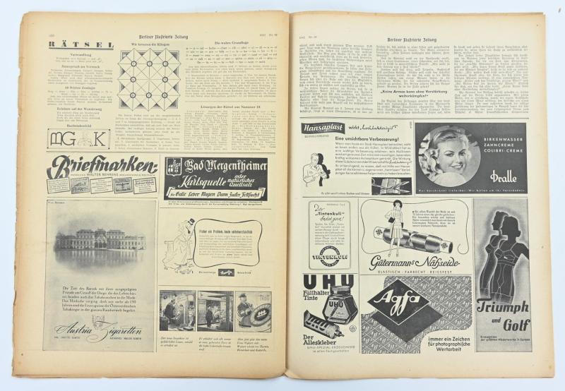 German Berliner Illustrierte Zeitung Newspaper 1942