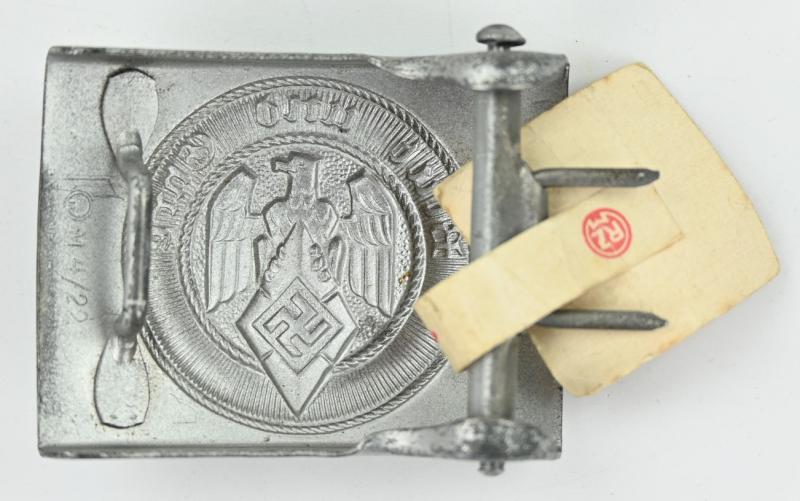 German Hitler Youth Beltbuckle with Paper Tag