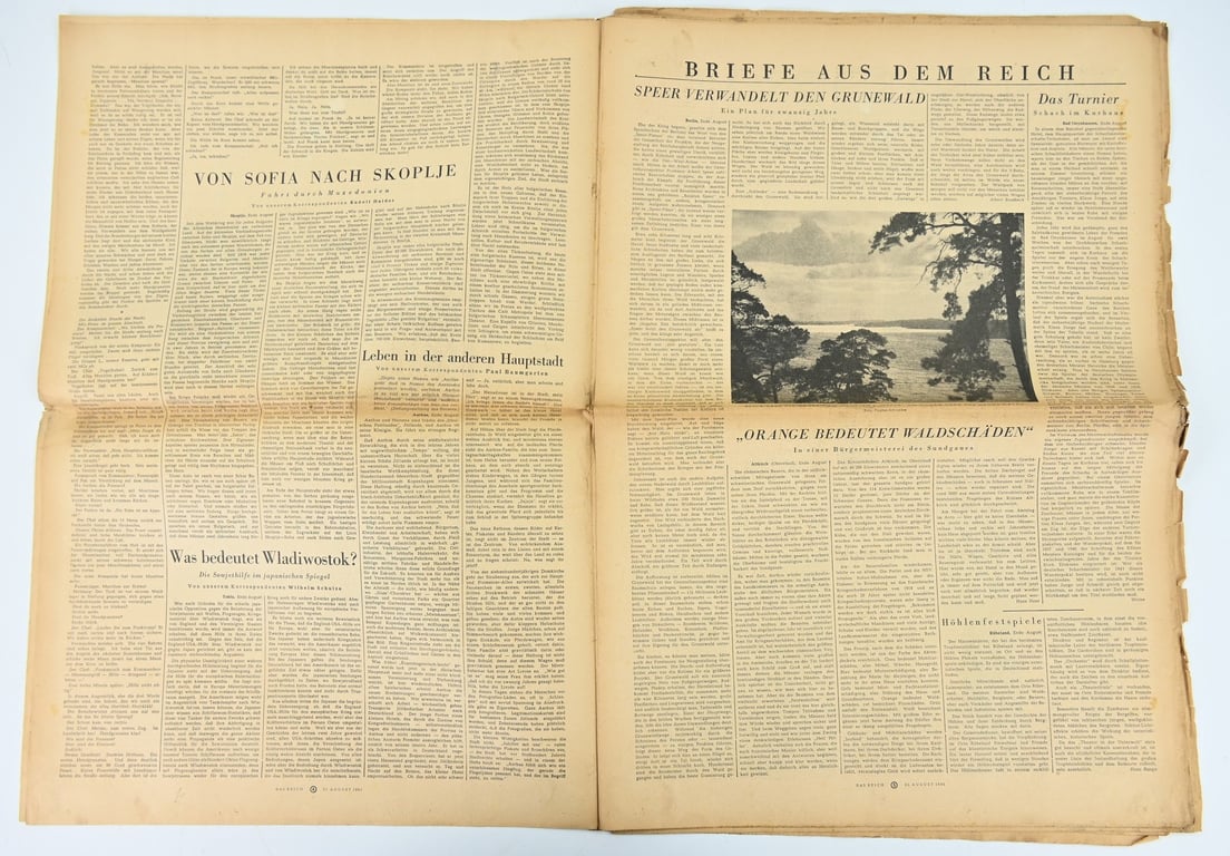 German Newspaper “Das Reich” August 1941