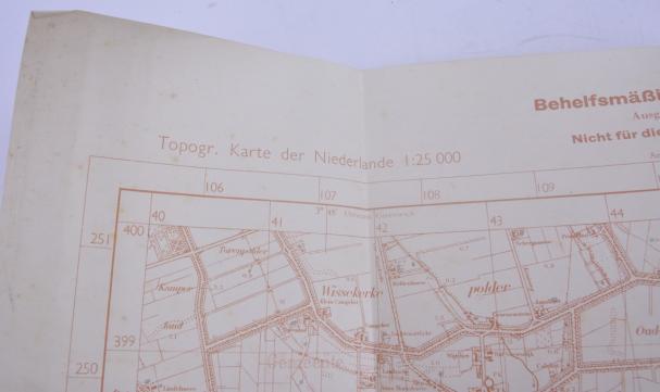 German Roadmap 'Oostkerke' 1941