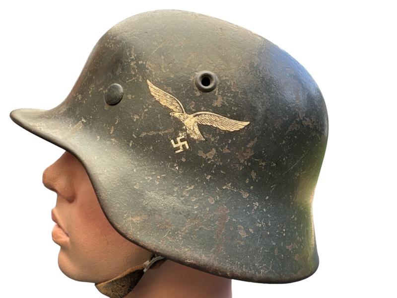 Wehrmacht Luftwaffe M40 Single Decal Helmet ET64