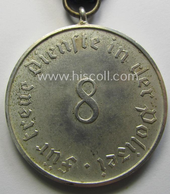 'Polizei-Dienstauszeichnung 3. Stufe' that comes stored in its green-coloured etui