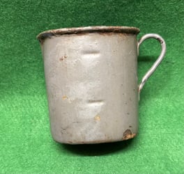 Imperial German Enamel Drinking Mug dated 1918