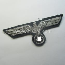 WH (Heeres) officers'-type, hand-embroidered breast-eagle (ie. 'Brustadler für...