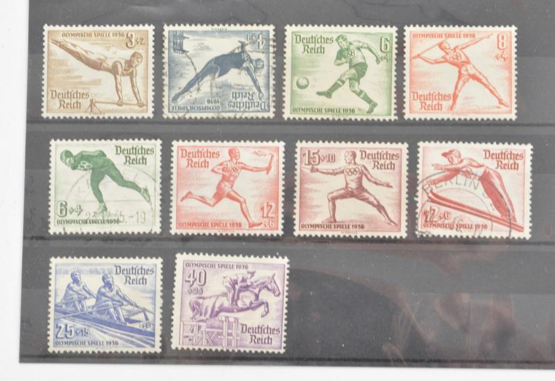 German Third Reich Era Stamp Grouping