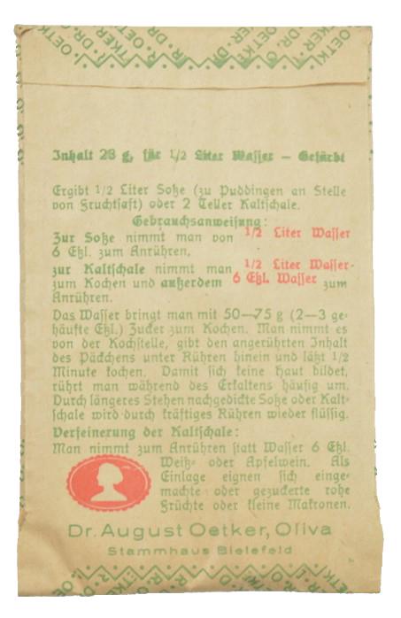 German Third Reich era 'Dr.Oetker' Vanilla Sauce