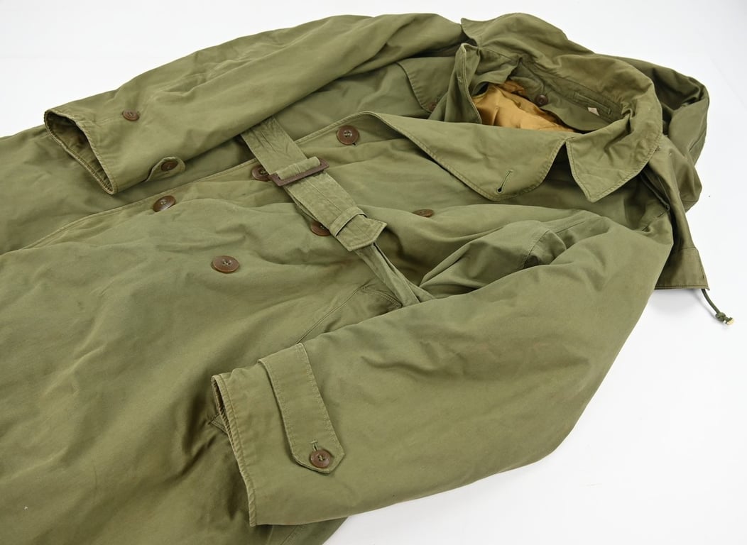 US WW2  Cotton Trench Coat w/Wool Liner  94th Infantry Division