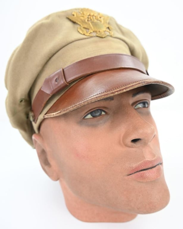 US WW2 Officer's Crusher Visor Cap