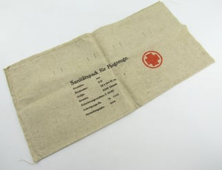 Rare Luftwaffe Aircraft Medical Pack Cover (Sanitätspack für...