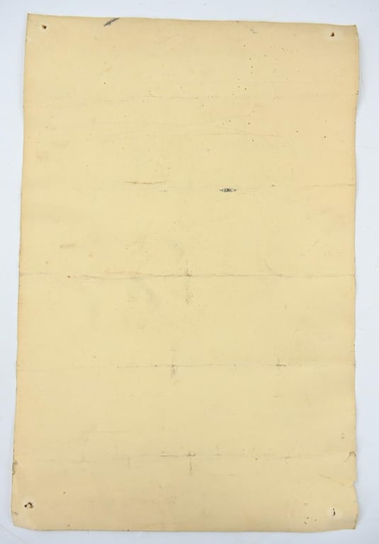 German Reichswehr Cavalry Certificate 1935