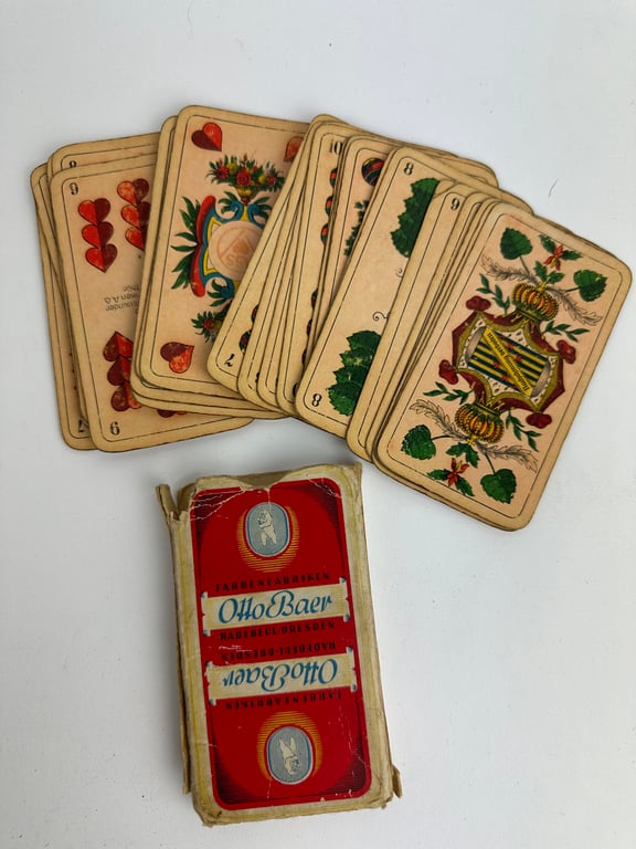 "Otto Baer" Spielkarten WW2