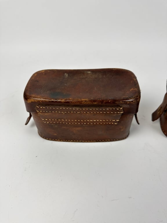 Original German WWII Set Matching Medical Pouches For Stretcher Bearer (Kragenträger)