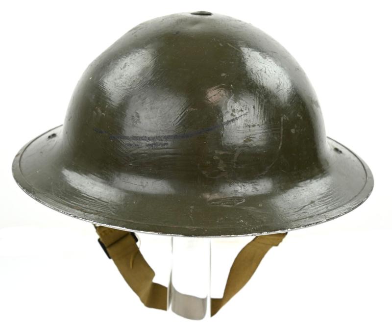 British WW2 Brodie Helmet 'Queen's Royal Regiment' (West Surrey)
