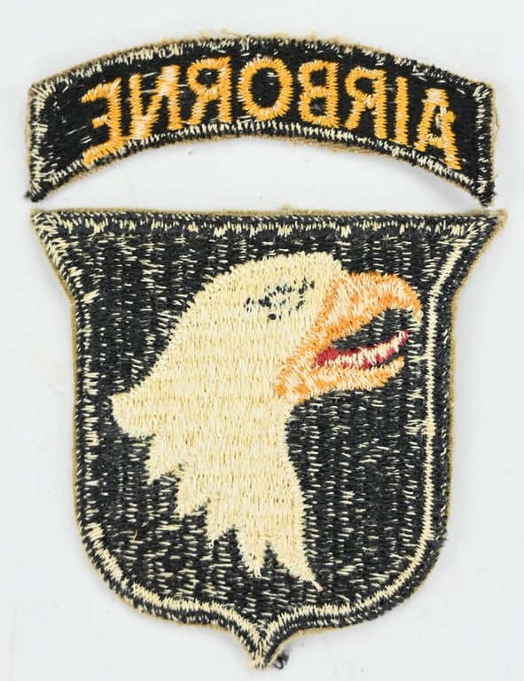US WW2 101st Airborne Division SSI -Type 2