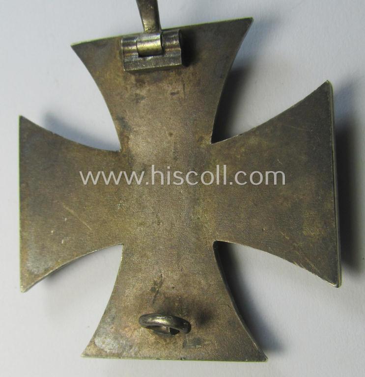 Attractive - and just moderately used! - 'Eisernes Kreuz 1. Klasse' (or: Iron Cross 1st class) being a typical non-maker-marked example that was (I deem) produced by the desirable 'Hersteller' named: 'Klein & Quenzer A.G.'