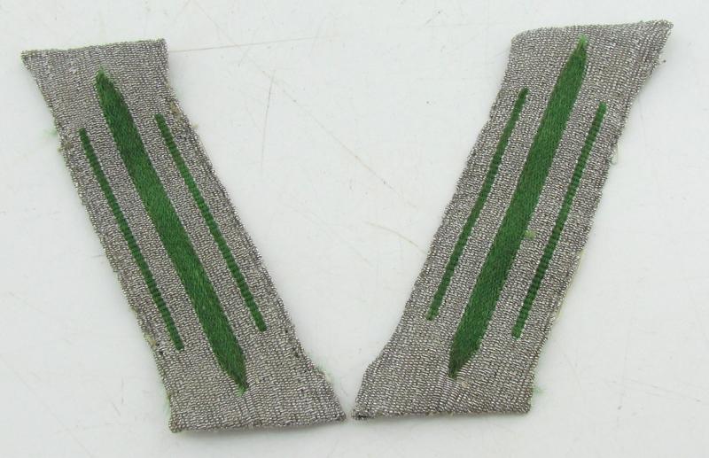 Pair of BeVo 'Polizei' Collar Tabs