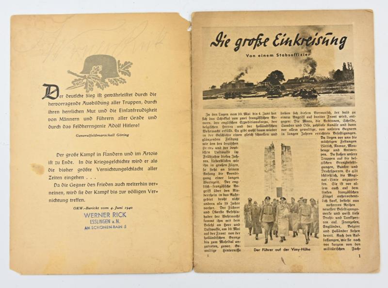 German Magazine 'Stürm vor Englands Toren'