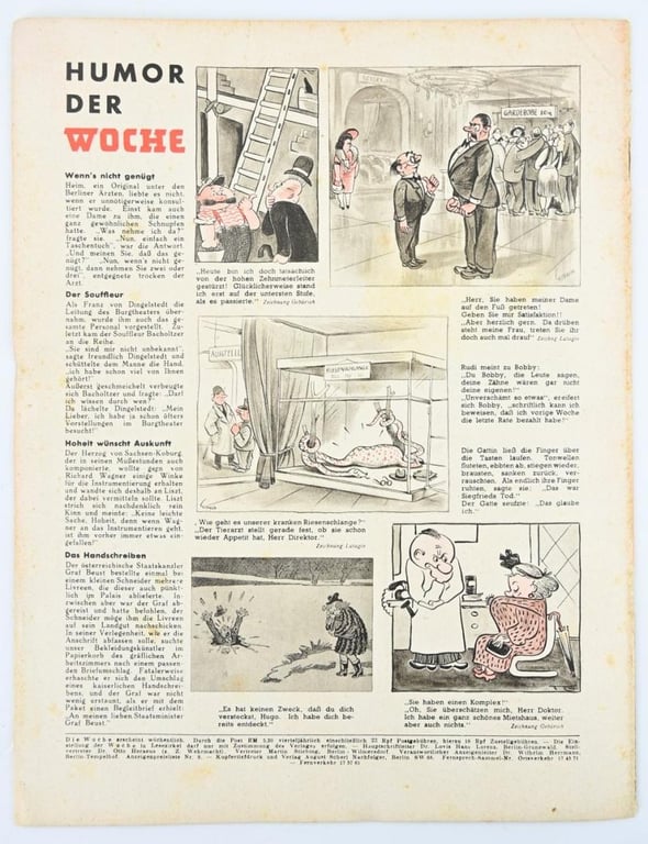 German Third Reich Magazine 'Die Woche' 1943