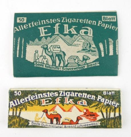 German Sigaret Rolling Paper "Efka" set