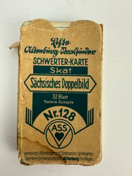 100"Sächsisches Doppelbild" Spielkarten WW2