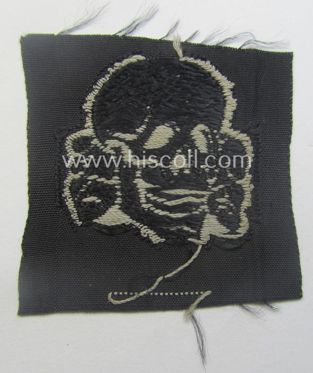 Waffen-SS, 'BeVo'-woven-style skull- and cap-eagle-set (ie. 'Totenkopf- u. Adler-Effektensatz für Schiffchen o. Einheitsfeldmütze')