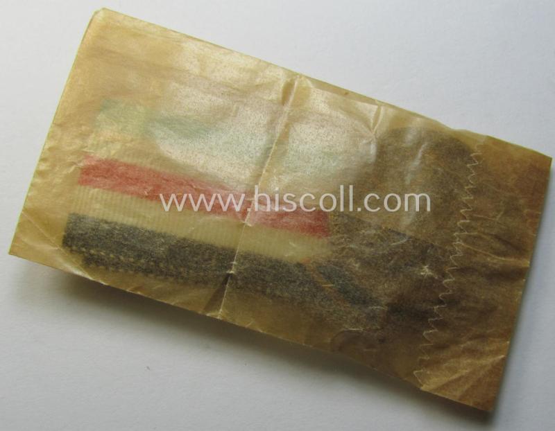 Stonemint medal-set: 'Deutsch-Italienische Feldzugsmedaille' (or: German-Italian campaign-medal) being a maker- (ie. 'Lorioli - Milano'-) marked specimen that comes stored in its period pouch as issued