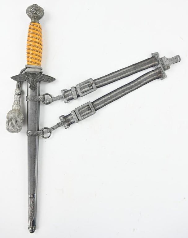 German LW Officer Dagger with Hanger 'Gustav Spitzer'