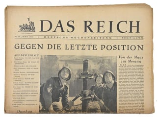 German Newspaper “Das Reich” April 1941