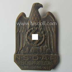 Superb, N.S.D.A.P.-related 'tinnie' (ie. 'Tagungs- o. Veranstaltungsabzeichen'-) being...