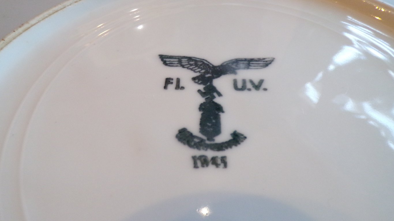 Luftwaffe soup plate Fl.U.V