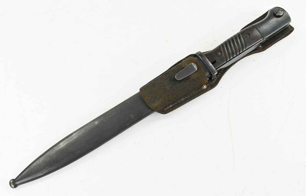German WH K98 Mauser Bayonet with Frog E. & F. Hörster & Co., Solingen.