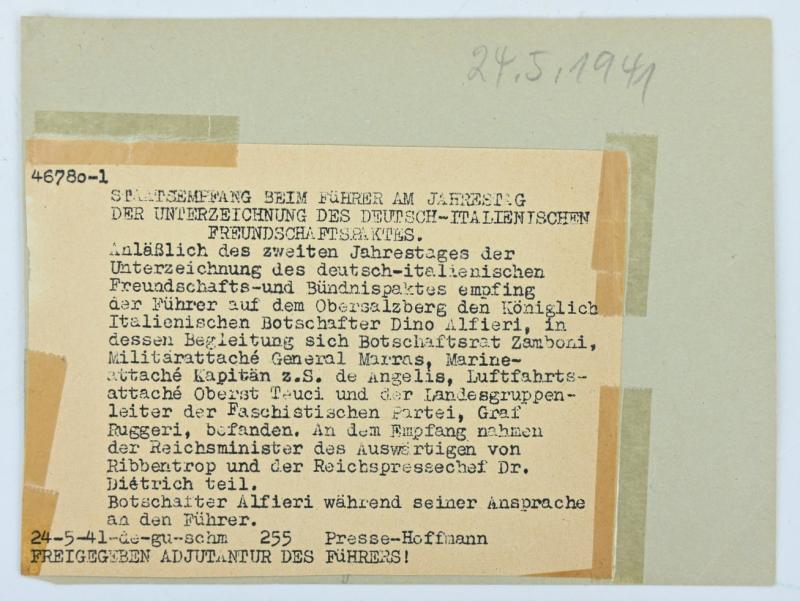 German-Italian Official State Press Picture