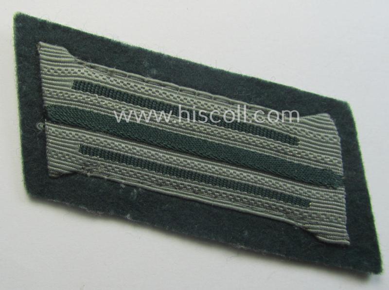 Pair of WH (Heeres) 'standard-issue'-pattern WH (Heeres) collar-tabs (or: 'Einheitskragenspiegel') being of the 'generic-pattern'