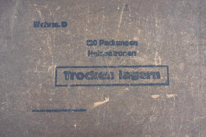 German WH Wooden Cartridge Box