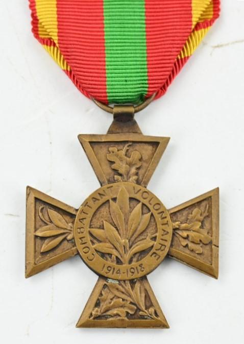 French WW1 Volunteer Combatant's Cross