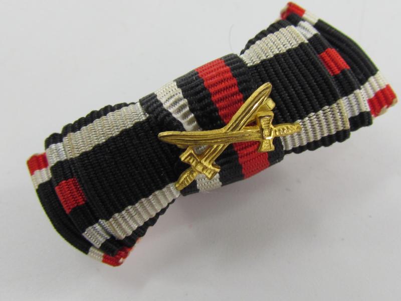 German 3 Piece Ribbon Bar , Button Variant